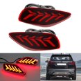 thumbnail image 2 of 1 par coche led reflector de señal de giro trasero luz de freno Afortunado Sencillez, 2 of 5