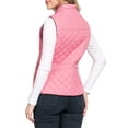 thumbnail image 5 of NE PEOPLE Women’s Quilted Vest – Lightweight Sleeveless Full Zip Up Casual Stand Collar Padding Gilet Jacket with Pockets NEWV40 New Pink M, 5 of 7