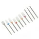 thumbnail image 4 of Juego de brocas acrílicas para uñas 10 Uds carburo de tungsteno cerámica eliminación rápida grano fino Kit de brocas para uñas de gel acrílico para manicura y ANGGREK Otros, 4 of 8