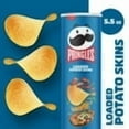 thumbnail image 3 of Pringles Loaded Potato Skins Potato Crisps Chips, Lunch Snacks, 5.5 oz Canister, 3 of 5
