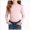 T20-Pink, variant on 1-2T Toddler Girls Long Sleeve Crew Neck Top,Ruffled Trim Solid Basic Tee Shirt,Soft Casual Pullover Fall Winter School Daily Layering Girls Fall Clothes