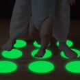 thumbnail image 4 of Dusknt Warning Floor Steps and Stairs Reflective Anti-Slip Sheet Fluorescent Luminous Anti-Slip Tape 20 Pieces (Order with Yellow Shovel) Round 8*8Cm 20 Pieces,, 4 of 9