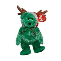 Ty Beanie Babies 2002 Holiday Teddy Green Christmas Plush