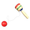 thumbnail image 1 of HLONK Ball Cup Toys Wooden Game Catch Skill Yoyo Kids String Catcher Early Learning Educational, 1 of 6