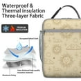 thumbnail image 2 of Starry Night Gothic Lunch Box: Moon/Stars Pattern - Insulated Reusable Bag, Leakproof Cooler Tote with Adjustable Strap & Zipper, 2 of 6
