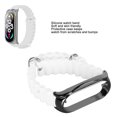 thumbnail image 3 of Correa de Reloj de Silicona con Funda Protectora de Parachoques de Acero Inoxidable Accesorio de Banda Deportiva Ajustable de Silicona Suave Apto para Band 7 ANGGREK Otros, 3 of 8