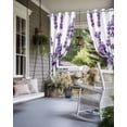 thumbnail image 4 of nqOlkjepod Outdoor Curtains for Patio Waterproof, Botanical Lavender Outdoor Privacy Panels Grommet, Spring Budding Flowers Florals Blackout Outside Curtains for Porch/Cabana 54"x108", 2 Panels, 4 of 8