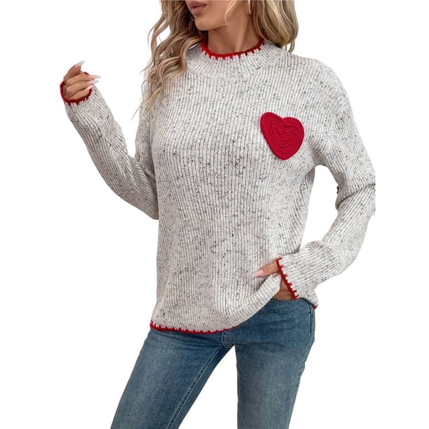 Suéter de Cuello Alto Oversize para Mujer, Estilo Murciélago, Larga, Jersey de Punto Grueso y Holgado. Gris M