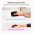 thumbnail image 3 of Contour UniSouris : Conception Ergonomique de Souris Verticale Soulage la Tension Musculaire, Angle Réglable de 35&Acirc;&deg;-70&Acirc;&deg;, Repose-Pouce Personnalisable, Pile Rechargeable, 3 of 11