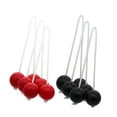 thumbnail image 2 of yotijay 6x Ladder Balls Backyard Game Easy to Use Outdoor Lawn Yard Ladder Toss Game 3 Red and 3 Black, 2 of 9
