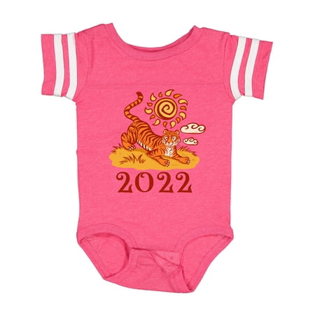 

Inktastic 2022 Chinese New Year Tiger Gift Baby Boy or Baby Girl Bodysuit