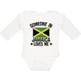 thumbnail image 3 of Inktastic Jamaican Vacation Someone in Jamaica Loves Me Boys or Girls Long Sleeve Baby Bodysuit, 3 of 5