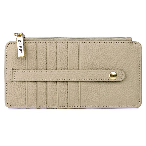 Tarjetero fino de piel Wallet Dopp Pik-Me-Up RFID