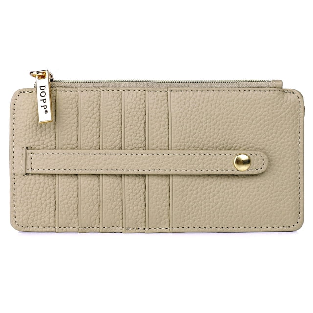Tarjetero fino de piel Wallet Dopp Pik-Me-Up RFID