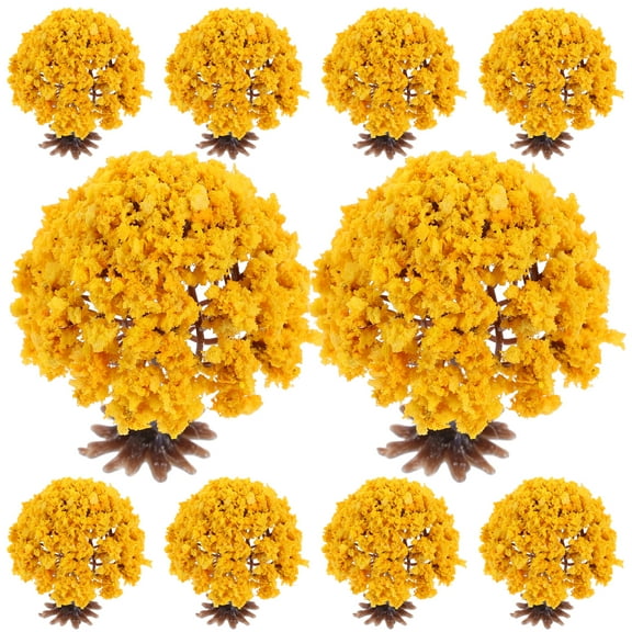 unbranded  10 Pcs Mini Xmas Trees Micro Landscape Decoration