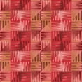 thumbnail image 1 of Ahgly Company Machine Washable Indoor Square Transitional Red Area Rugs, 4' Square, 1 of 7