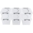 thumbnail image 4 of Qskely 6-Pack Plastic Storage Containers with Lids, Latch Storage Box, 4 of 7