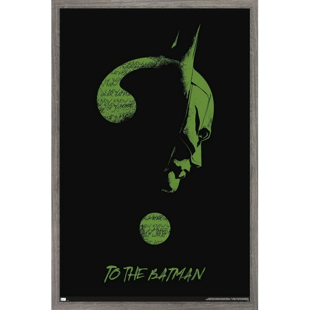 DC Comics The Batman - Riddler Wall Poster, 22.375" x 34" Framed