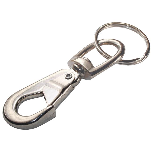 0.75 in. Swivel Snap Hook with Key Ring 5 Piece