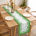 thumbnail image 3 of St. Patrick's Day Table Runner - 36 Inch Long, Kitchen Dining Table Runner Dresser Scarves, Spring Lucky Shamrocks Rustic Leaves Farmhouse Decor for Coffee Tables Wedding Party Banquet, 3 of 8