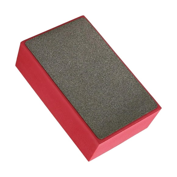 S SERENABLE Tampon de Polissage Diamant Ébavuré Réutilisable Bloc de Polissage Rayures Ponçage Diamant Rouge