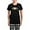 With Checker Pant, variant on - Labs 3 Colors Women's Dark Pajamas - Women's Short Sleeve Print T-Shirt and Pants Dark Cotton Pajama Set