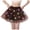Coffee#42, variant on Tutu Tulles Skirts for Women Girls Adult LED Lights Princess Star Puffy Elastic Waist Mini Skirts Irregular A Line Mesh Layered Tutus Skirt