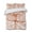 Amber, Orange, Copper, variant on Quilts Queen Size, Palm Tree Monstera Soft Comforter Bedding Set for Bed, Sky Blue Leaf Boho Botanical Tropical Lightweight Quilted Bedspread with Pillow Cover(2 Pieces) for All Season, 90x96 Inch