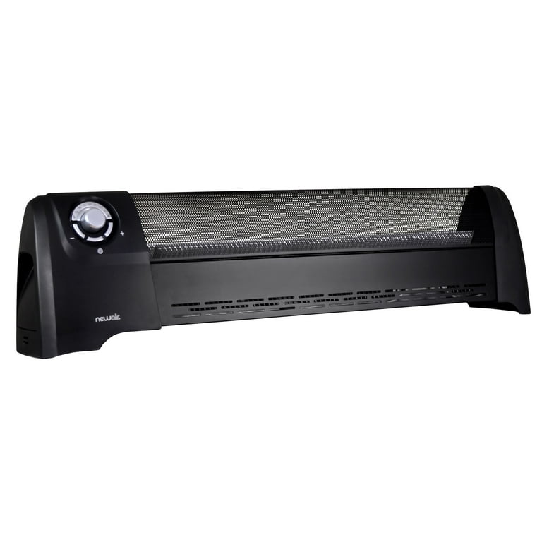 NewAir Electric Baseboard Space Heater, 600 Sq Ft, AH-600 Black -  Walmart.com