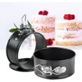 thumbnail image 4 of 4.3 inch mini springform pan set with 2 pieces cheesecake pans with removable bottom, 4 of 5