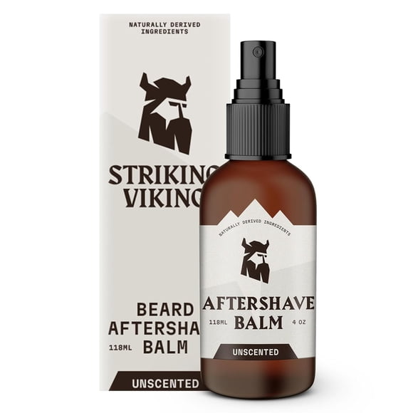 Bálsamo para después del afeitado Striking Viking sin perfume 120 ml para hombre