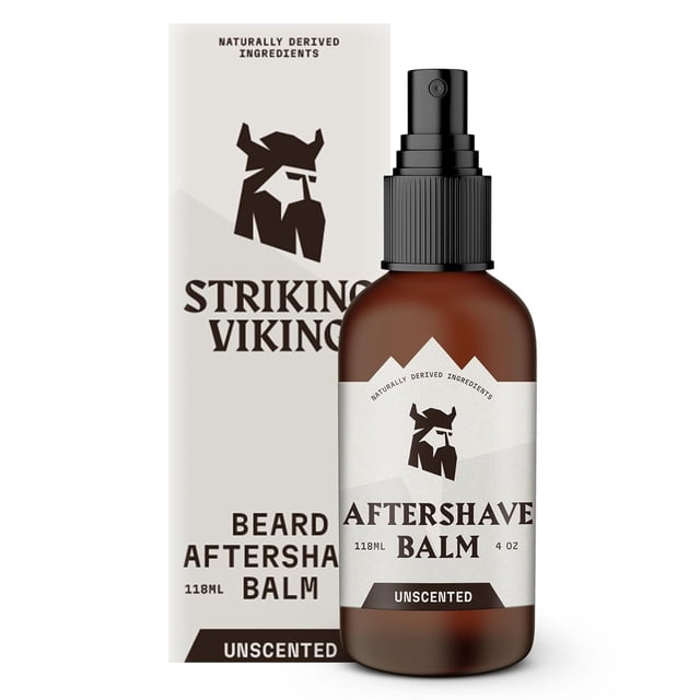 Bálsamo para después del afeitado Striking Viking sin perfume 120 ml para hombre
