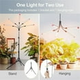 thumbnail image 2 of 45W 5Head Tripod Stand Tall Plant Light, 2025 Grow Lights for Indoor Plants with Stand for Bonsai Tree, Big Plants, Full Spectrum Growing Lamp 4,8,12 Hr Timer, 2 of 5