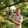 thumbnail image 4 of Skeleton Bird Butler Feeder, Tree-Mounted Resin Sculpture, Whimsical Outdoor Garden Decor, Unique Gift for Yard & Patio Enthusiasts, 4 of 5