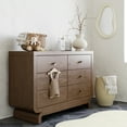 thumbnail image 5 of Art of Nursery by Storkcraft Santorini 6 Drawer Nursery Double Dresser, Hazelnut, 5 of 17