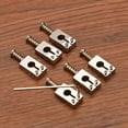 thumbnail image 4 of 6 Pieces Guitar Bridge Upgrade Structure Classical Pretty Design Fixed Bridges Easy Installation Bass Spare Parts for Children, 4 of 6