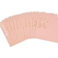 thumbnail image 2 of 50 Piezas de Posición Mariposa Número Memo Tarjeta Nupcial Cermonia Embellecimiento 3.5 * 3.5 Pulgadas Rosado perfecl Tarjetas de nombre de mesa de boda, 2 of 7