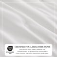 thumbnail image 3 of Solid Quilt Set - Lightweight, Soft, All-Season - 2-Piece Dot Stitch Ruffled Bedding Set (Twin / Twin XL, White), 3 of 6