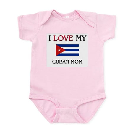 

CafePress - I Love My Cuban Mom Infant Bodysuit - Baby Light Bodysuit Size Newborn - 24 Months