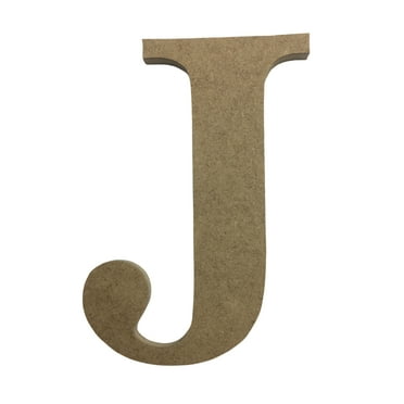 Wooden Letter Unfinished, Times Font, Craft Cutout