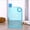 Light Blue, variant on Loyerfyivos Flat Water Bottle Portable Slim Water Bottle Design BPA Free Wallet Water Bottle Can be Put into Small Pockets, Makeup Bags and Handbags,Suitable for Travel, 8.3*5.1 in (Yellow)