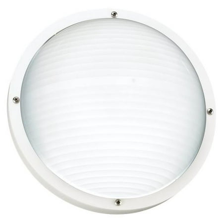 Sea Gull Lighting 83057 Bayside 1 Light Outdoor Flush Mount Ceiling or Wall Moun