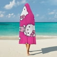 thumbnail image 5 of Hello Kitty Blanket Hoodie, Wearable Blanket, Cloak Hooded Throw Blanket, Soft Warm Fluffy Blankets for Bed Couch Sofa, 5 of 8