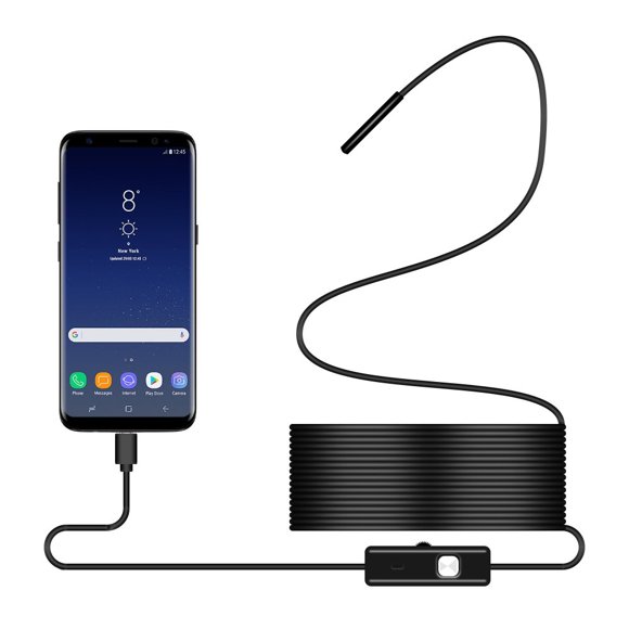 EIMELI USB Endoscope Borescope Inspection Snake Camera IP67 Waterproof For Android Phone PC