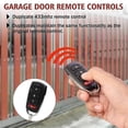 thumbnail image 3 of Pack of 4 Universal Garage Door Remote Controls,433 MHz,Clone Remote Switch for Gates and Garages, Handheld Transmitter, 3 of 5
