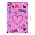 thumbnail image 3 of Hfolob Valentine's Day Blanket Flannel Decorative Blanket Air Conditioning Blanket Throw Blanket Room Decor, 3 of 6