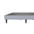 thumbnail image 6 of Queen Contemporary Grey Upholstered Platform Bed, 6 of 15
