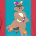 thumbnail image 3 of CafePress - Robin Raccoon Women's Dark T Shirt - Women's Traditional Fit Dark T-Shirt, 3 of 4