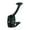 Matte Black, variant on Amerock Vicinity Traditional Double Prong Satin Nickel Wall Hook