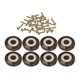 thumbnail image 1 of Patas De Muebles Pierna De Hierro Piernas Para El Hogar DIY Mizdas De Café De Mediados De Siglo Café De Café 50mm SM SunniMix Deslizan deslizadores, 1 of 8